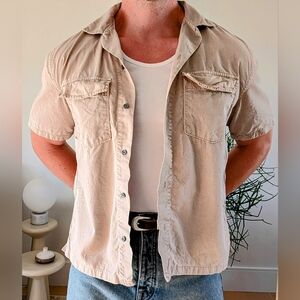 Abercrombie & Fitch Camp Collar Short Sleeve Shirt